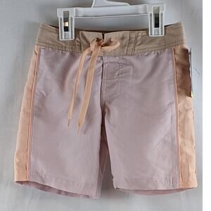 Art Class Colorblock Swim Trunks Light Pink 4 UPF 50+ Swimsuit Beach Pool Pocket